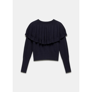 Mint Velvet Navy Cape Detail Cardigan